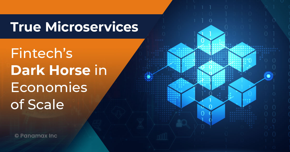 Microservices in fintech economies of scale